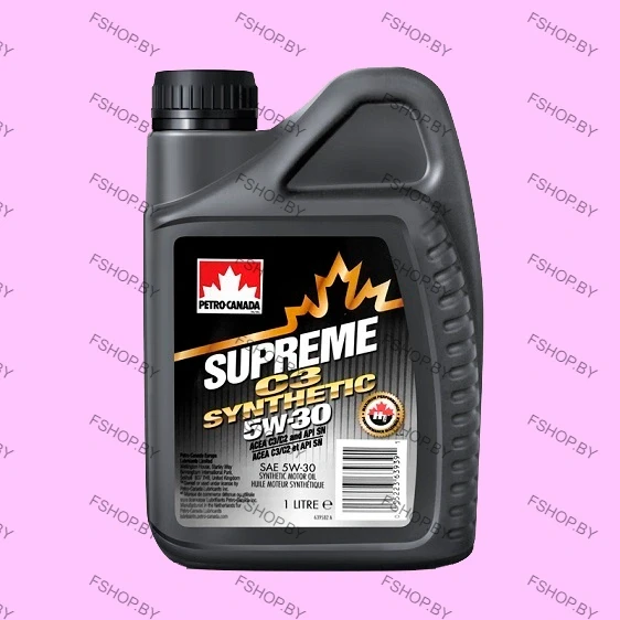 PETRO CANADA 5W30 SUPREME C3 SYNTHETIC - 1 литр — Синтетическое моторное масло для бензиновых дизельных авто