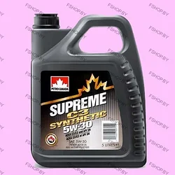 PETRO CANADA 5W30 SUPREME C3 SYNTHETIC  - 5 литров—Синтетическое моторное масло для бензиновых дизельных авто