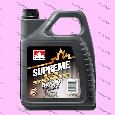 PETRO CANADA 5W30 SUPREME C3 SYNTHETIC - 5 литров Синтетическое моторное масло для бензиновых дизельных авто - фото 1 - id-p181334018