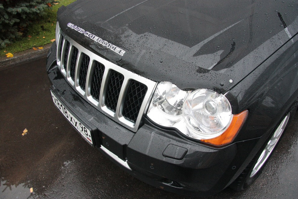 Дефлектор капота - мухобойка, Jeep Grand Cherokee 2005–2010, VIP TUNING