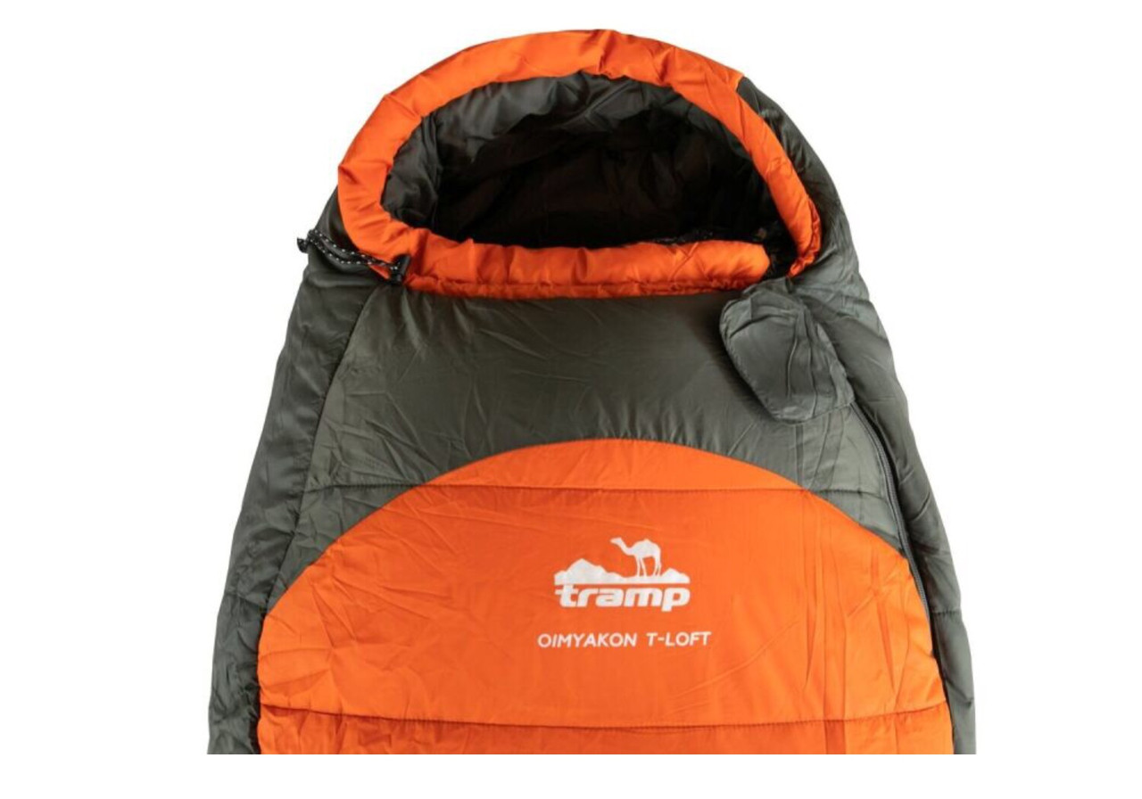 Спальный мешок кокон Tramp Oimyakon T-Loft Compact (правый) 200*80*50 см - фото 8 - id-p189932426
