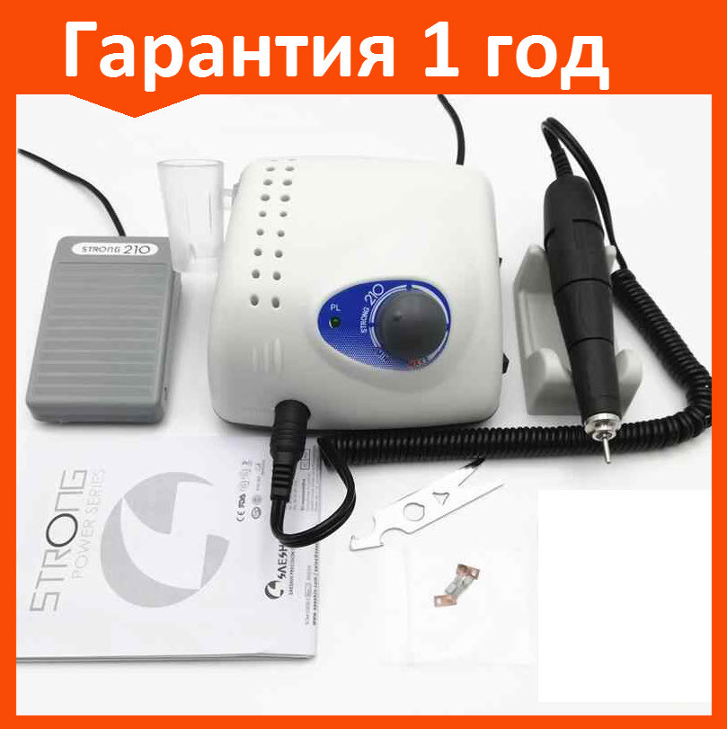 Аппарат для маникюра Strong 210/102L 35т.о. 65W машинка - фото 1 - id-p78620469