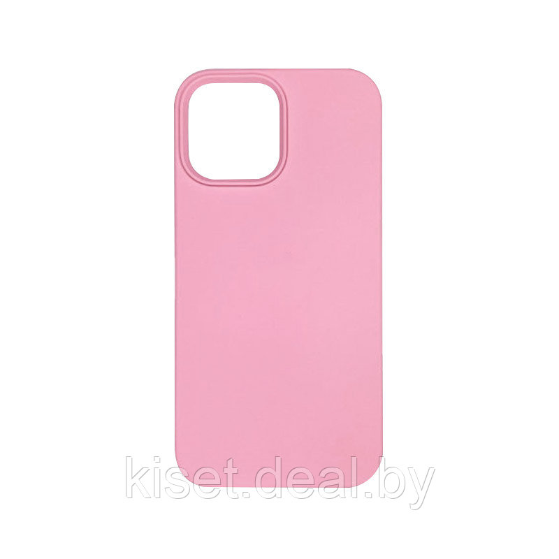 Бампер KST Silicone Case для iPhone 13 Mini розовый без лого - фото 1 - id-p189935809