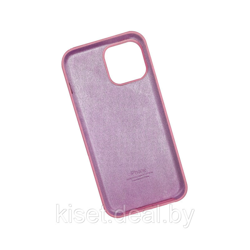 Бампер KST Silicone Case для iPhone 13 Mini розовый без лого - фото 2 - id-p189935809