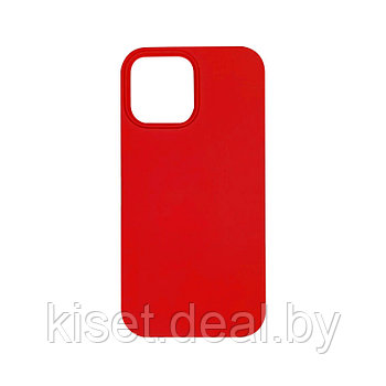 Бампер KST Silicone Case для iPhone 13 Mini красный без лого