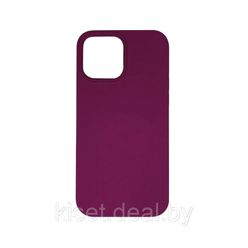 Бампер KST Silicone Case для iPhone 13 Pro Max марсала без лого - фото 1 - id-p189935812