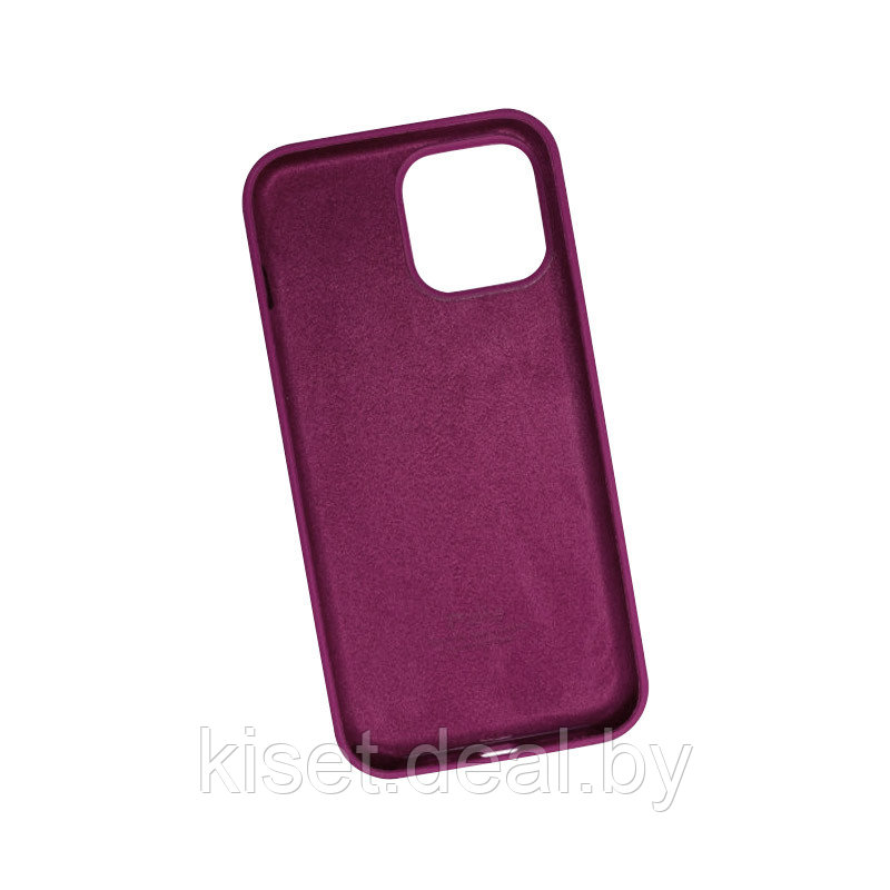 Бампер KST Silicone Case для iPhone 13 Pro Max марсала без лого - фото 2 - id-p189935812