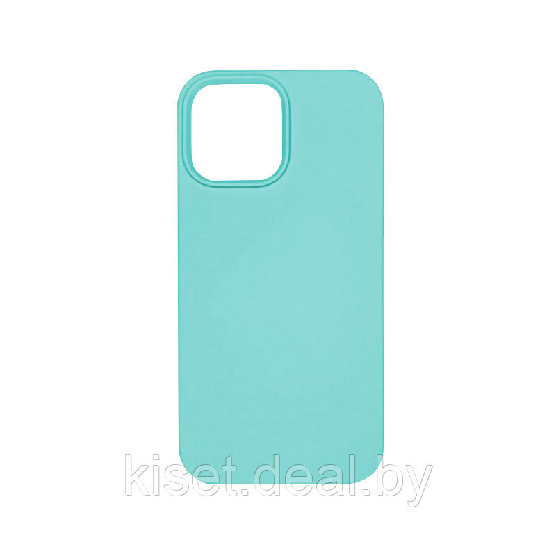 Бампер KST Silicone Case для iPhone 13 Pro Max мятный без лого - фото 1 - id-p189935813
