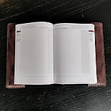 Съемная кожаная обложка на ежедневник ф-та А5 (серый) Арт. 4-223, фото 4