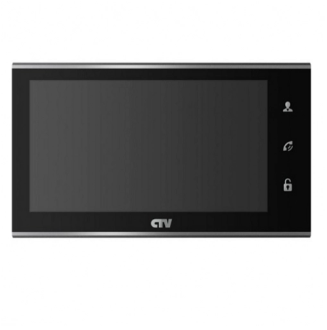 Видеодомофон черный цвет CTV-M4707IP-B управление со смартфона - фото 1 - id-p189964670