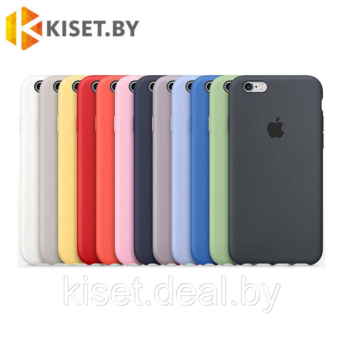 Бампер Silicone Case для iPhone 6 Plus / 6s Plus, фиолетовый - фото 2 - id-p189964831