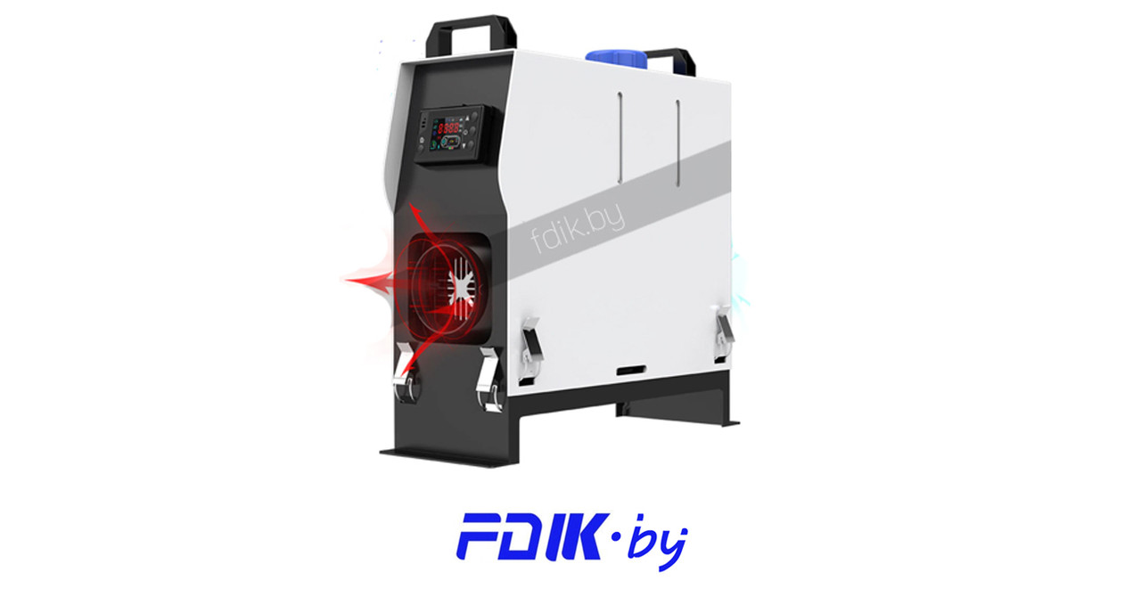 Переносной автономный воздушный отопитель FDIK 5kW - 12V. Для гаража, охоты, рыбалки, автомобиля. - фото 1 - id-p189965991
