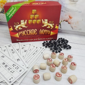 Настольная игра для взрослых и детей Русское Лото - фото 1 - id-p93847672