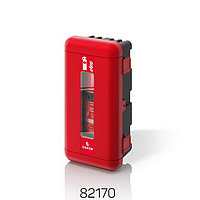 Пенал для огнетушителя REGON, 335х620х240 мм, d-150/170 мм, красный/черный, Daken 82170