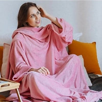 Теплый и уютный плед с рукавами SNUGGIE Купи сейчас Розовый