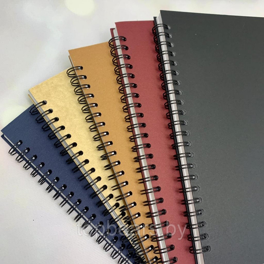 Скетчбук блокнот Sketchbook с плотными листами для рисования (А5, бумага в клетку, спираль, 40 листов) Красная - фото 5 - id-p189967457
