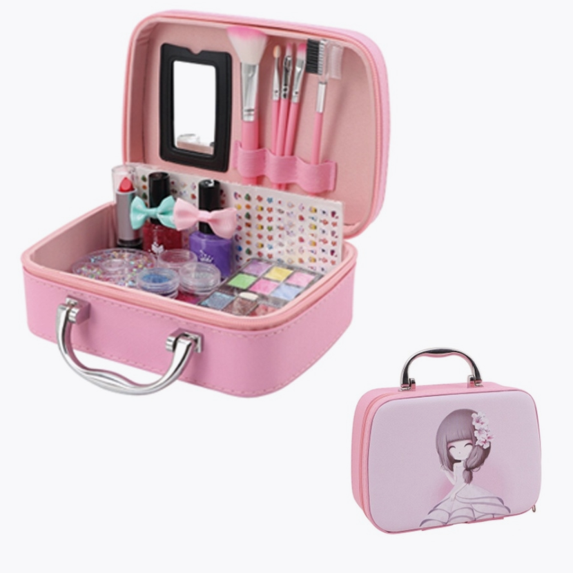 Набор детской декоративной косметики Kids Makeup Set с лампой для сушки ногтей - фото 3 - id-p189972575