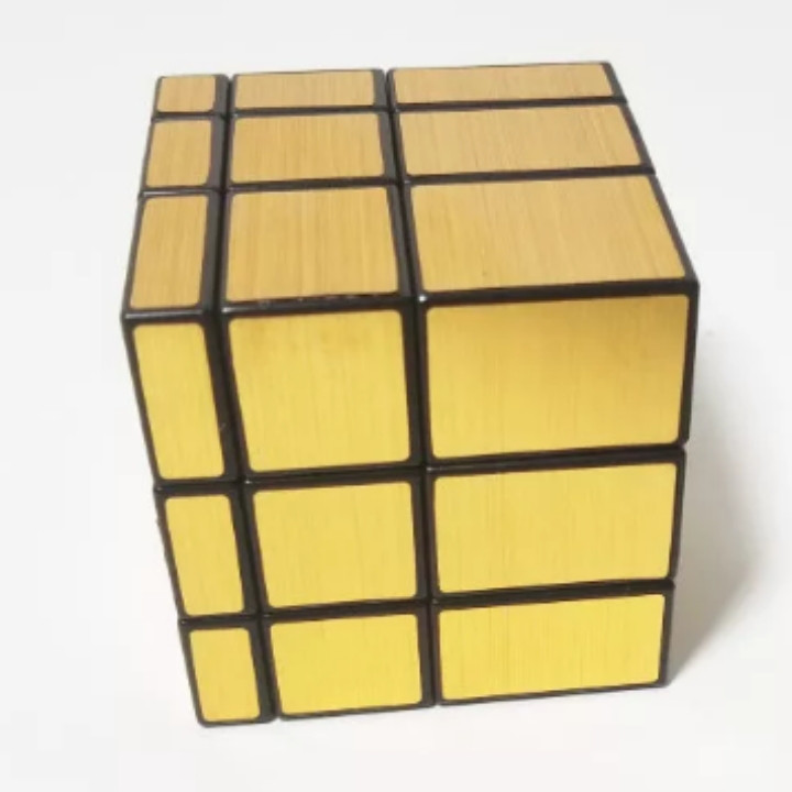 Головоломка "Зеркальный Кубик Рубика" 3х3 (золото, серебро) - фото 4 - id-p189972608