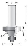 Фреза фаска радиусная R1,7 D15,9x7,9 L47 подшипник, хвостовик 6 DIMAR 1090013