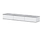 Стенка для гостиной Quartz 10 Белый платинум-Бетон, фото 7