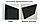 Шкаф-пенал Дана Лидер 40 напольный с корзиной (черный) левый, фото 5