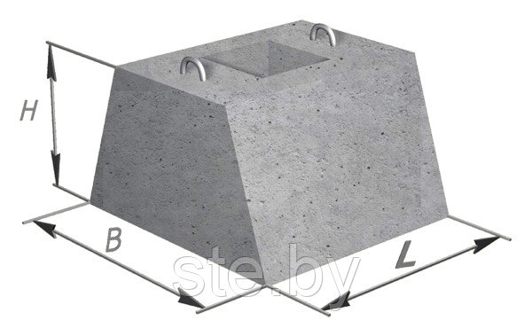 Фундамент Ф1   0,6х0,6