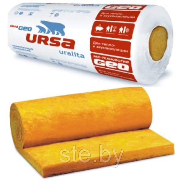 Плиты теплоизоляционные URSA TERRA 34 PN (12)-1250-600-50 - фото 1 - id-p189978017