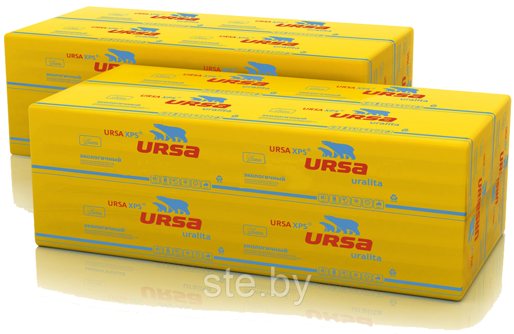 Плита теплоизоляционная URSA XPS N-III- G4-L-1250х600х40