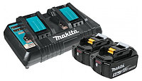 Аккумулятор BL1850B 5.0 Ah (2шт) + зарядное DC18RD Makita (191L75-3)