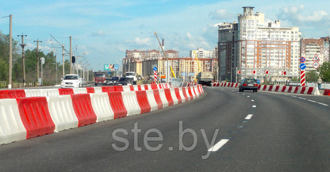 Дорожный барьер 1200 мм белый - фото 4 - id-p189981699