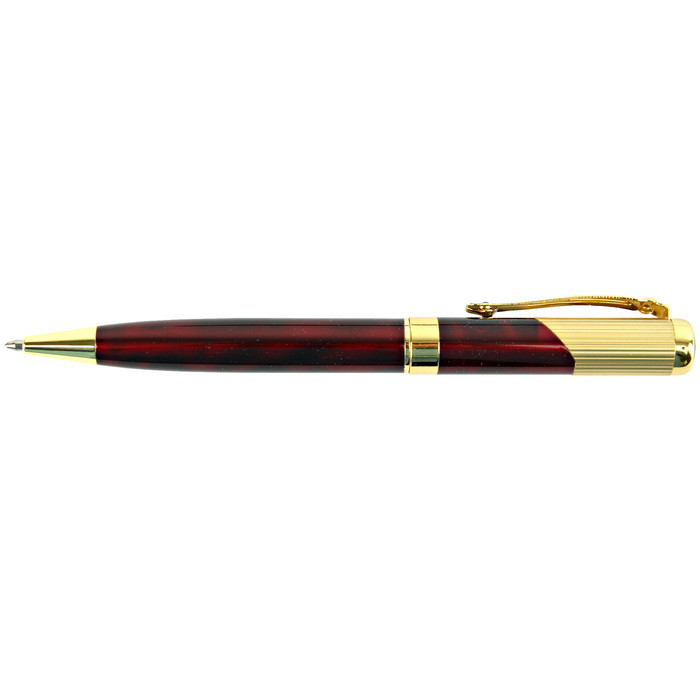 Ручка подарочная в футляре с золотистой отделкой - фото 2 - id-p189984222