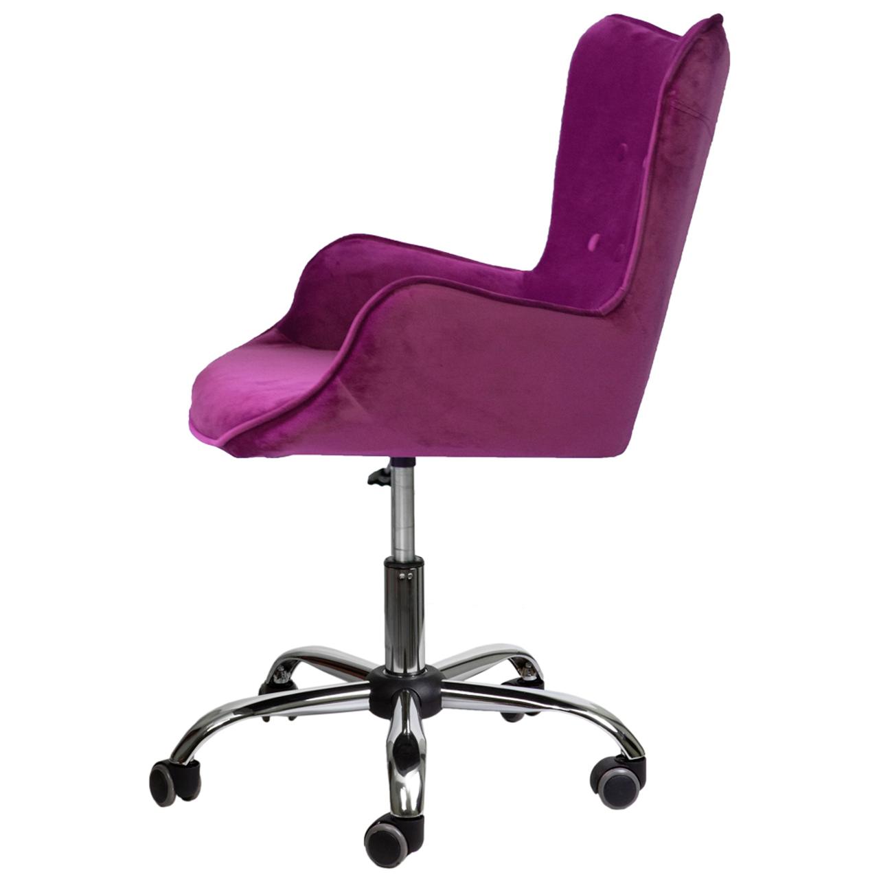 Кресло поворотное Bella, фиолетовый, велюр - фото 5 - id-p173511051