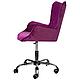 Кресло поворотное Bella, фиолетовый, велюр, фото 5