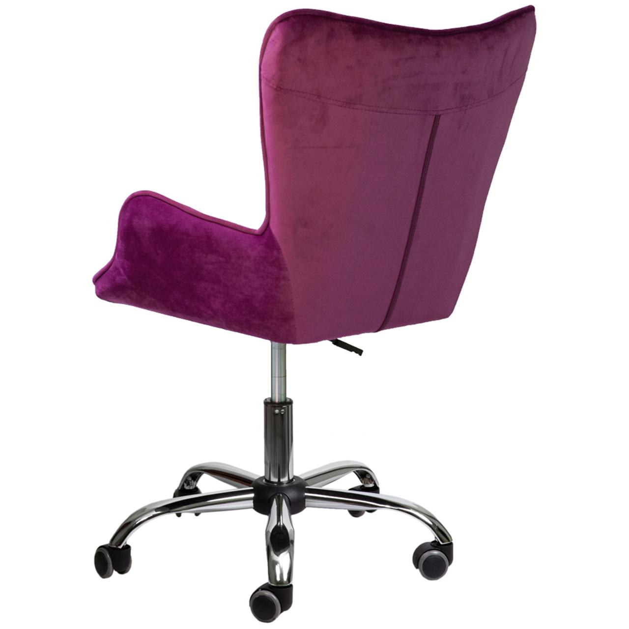 Кресло поворотное Bella, фиолетовый, велюр - фото 6 - id-p173511051