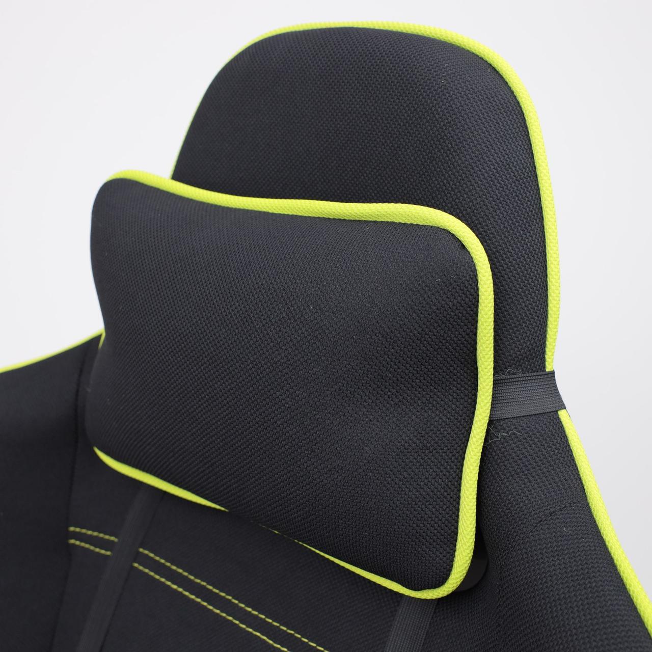 Кресло поворотное Infiniti, зеленый + черный, ткань - фото 10 - id-p173510993