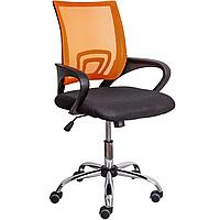 Кресло поворотное Ricci, оранжевый, сетка