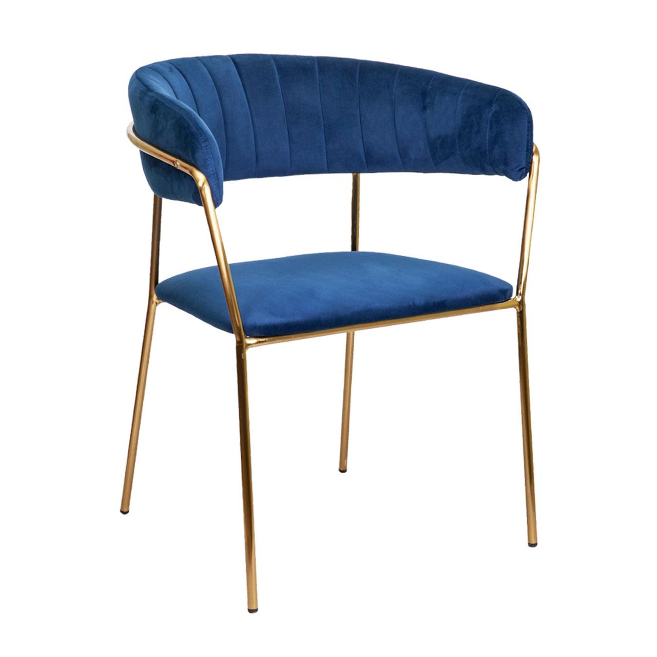 Кресло Geneva, синий, велюр - фото 1 - id-p173511537