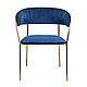 Кресло Geneva, синий, велюр, фото 2