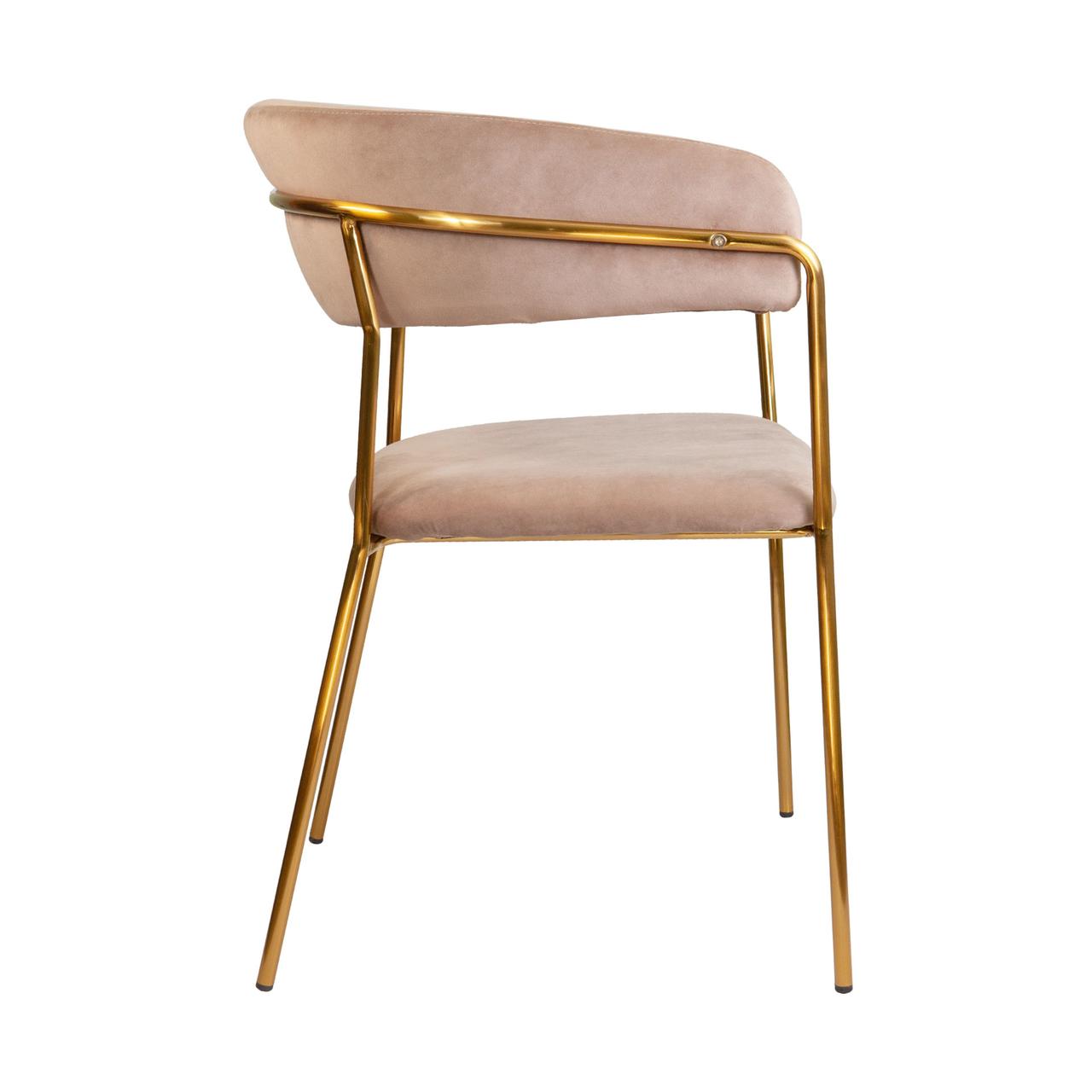 Кресло Geneva, светло-коричневый, велюр - фото 3 - id-p173511538