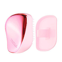 Расческа Tangle Teezer Compact Styler Baby Doll Pink Chrome розовый металлик/розовый цвет