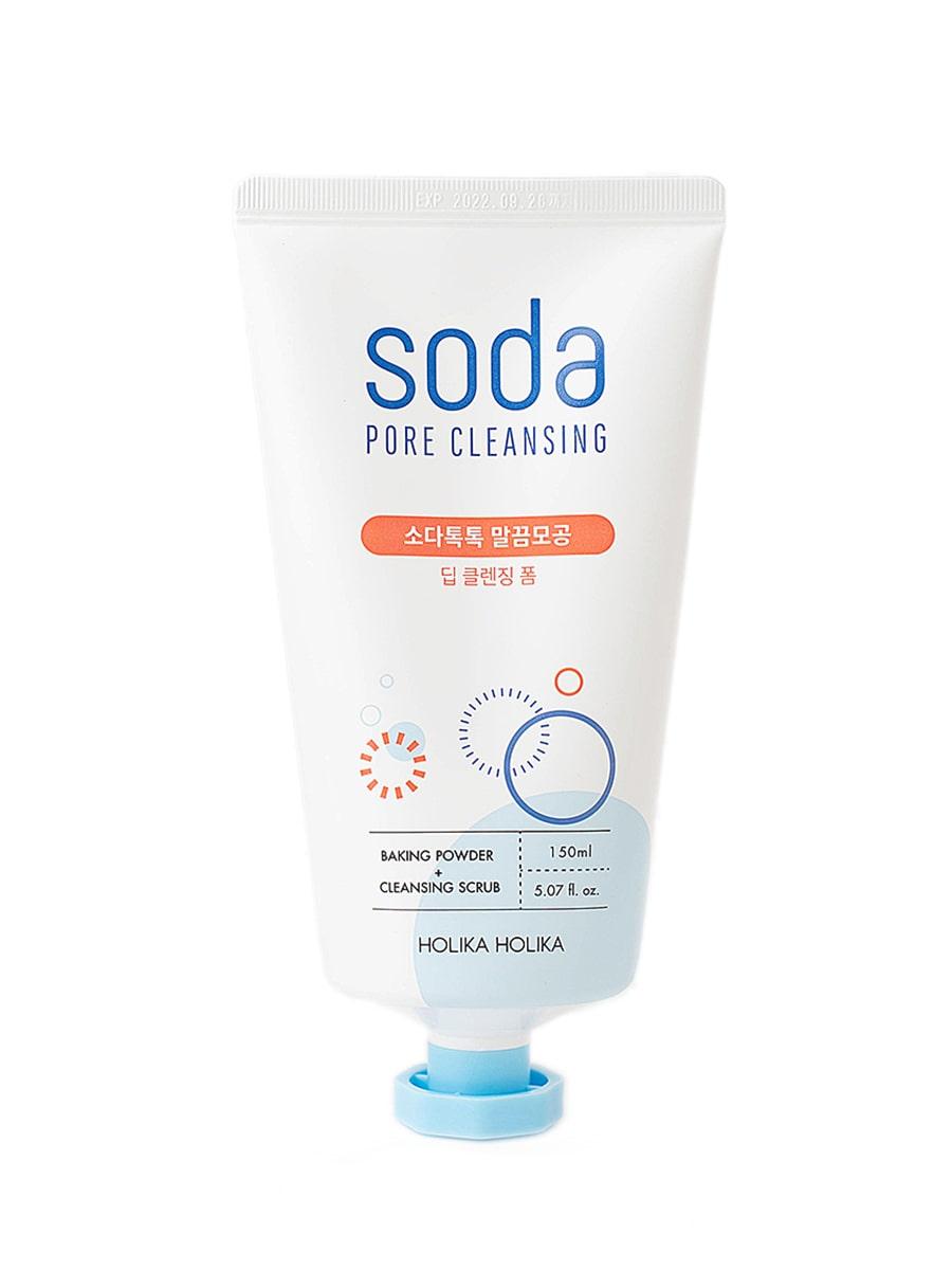 Глубоко очищающая пенка для лица Soda Tok Tok Clean Pore Deep Cleansing Foam Holika Holika Soda Tok Tok Clean