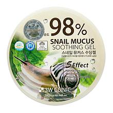 Гель универсальный с улиточным муцином 3W CLINIC Snail Soothing Gel 98% (300 мл)