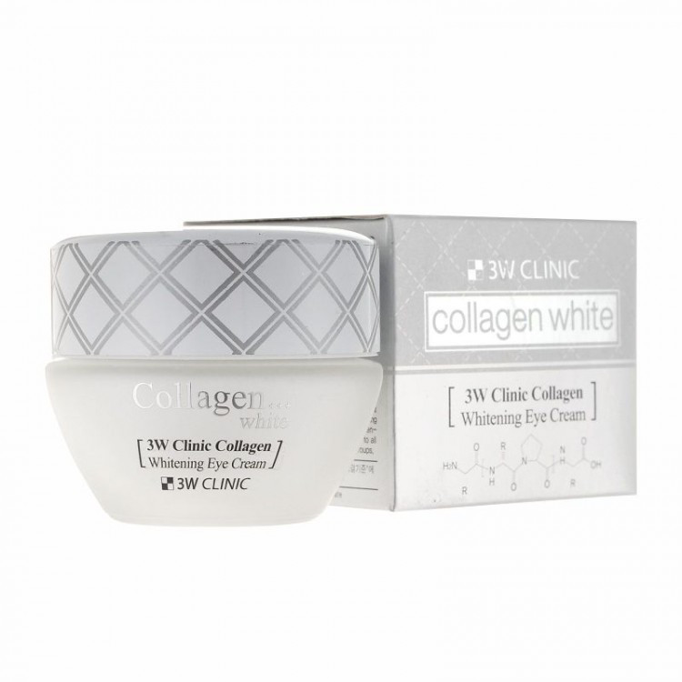 Осветляющий крем для век с коллагеном 3W CLINIC Collagen Whitening Eye Cream (35 мл)