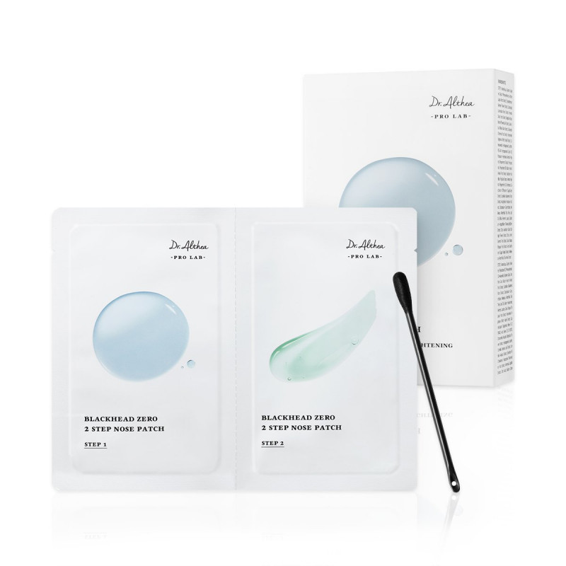 Патчи от черных точек Dr.Althea Pro Lab Blackhead Zero 2 Step Nose Patch (3 гр*4 шт/3 гр*4 шт)