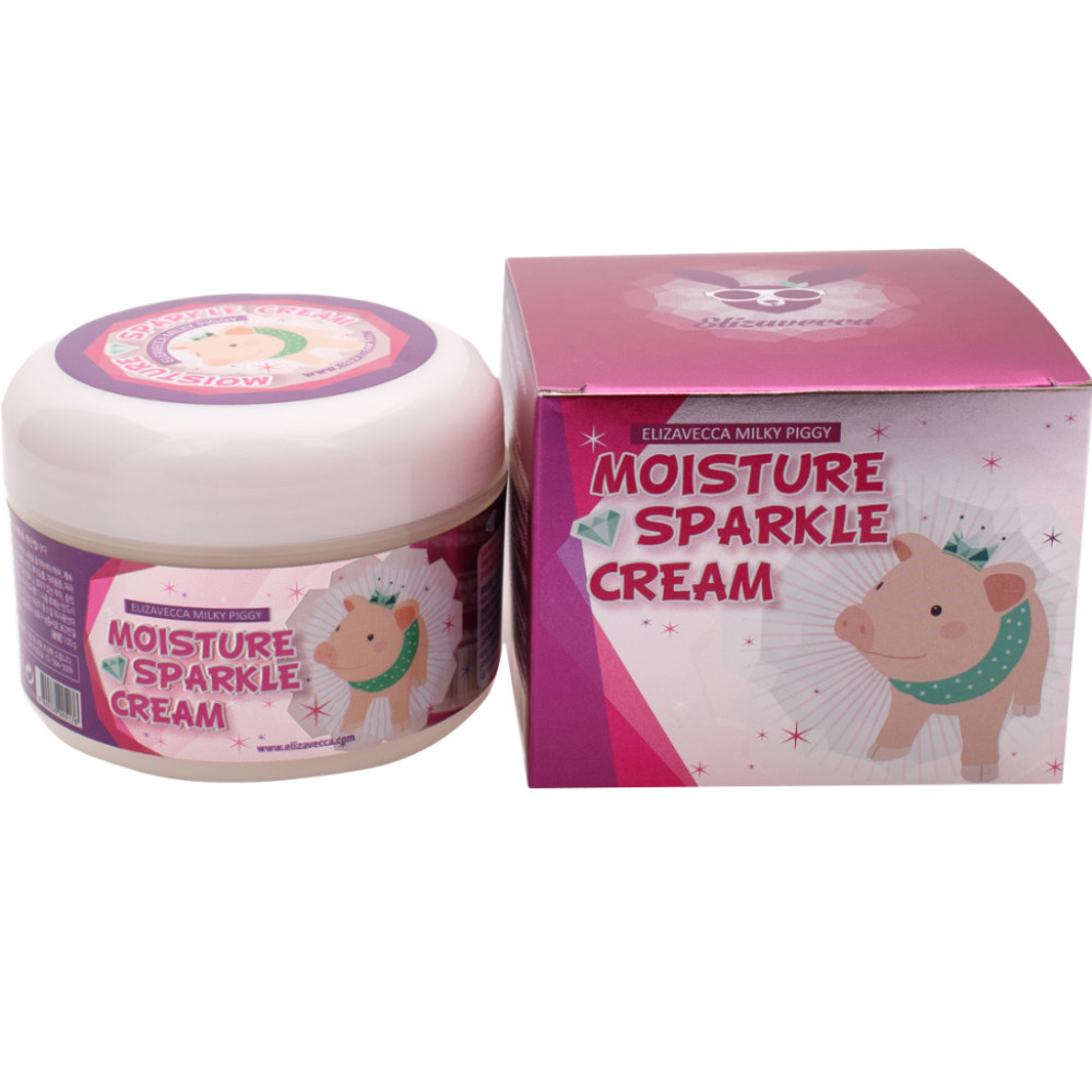 Увлажняющий крем для сияния кожи лица Elizavecca Moisture Sparkle Cream (100 мл)