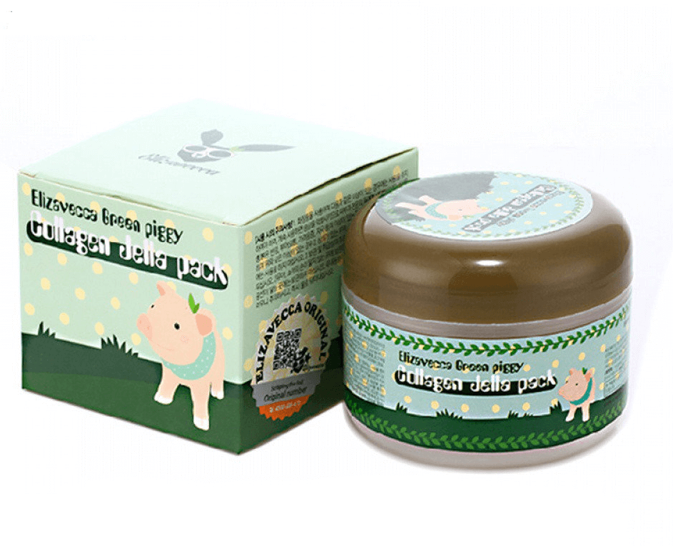 Гелевая лифтинг маска с коллагеном для лица Elizavecca Green Piggy Collagen Jella Pack (100 мл)