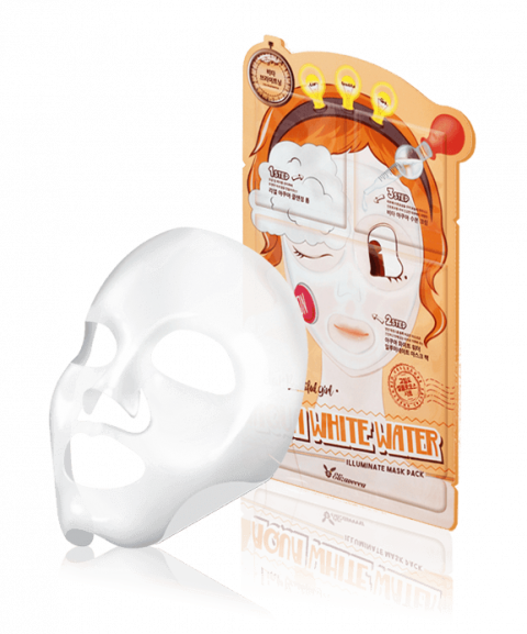 Увлажняющая 3-х этапная тканевая маска Elizavecca Aqua White Water Illuminate Mask (1 шт)