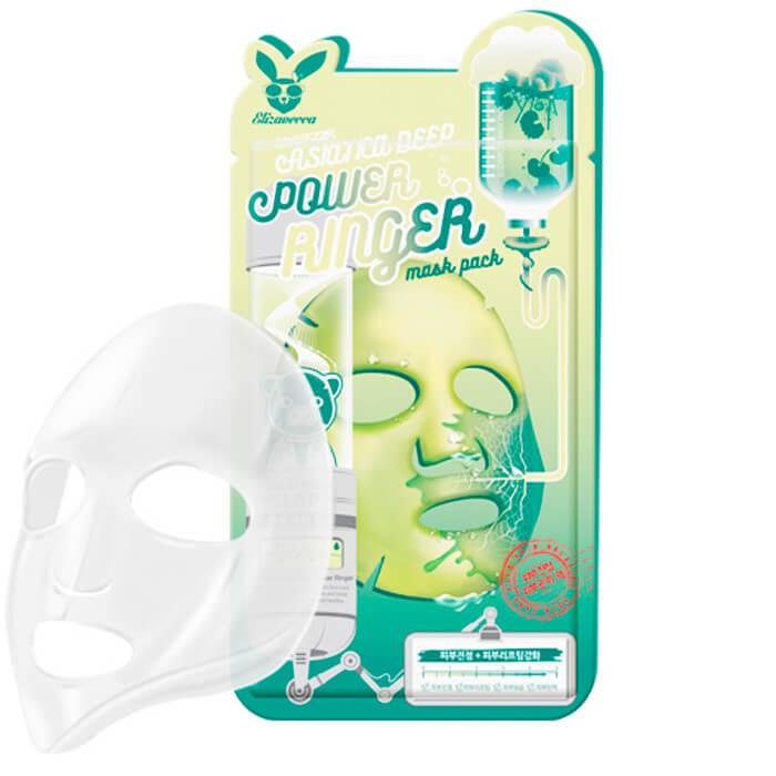 Тканевая маска с центеллой азиатской Elizavecca Centella Asiatica Deep Power Ringer Mask (1 шт)