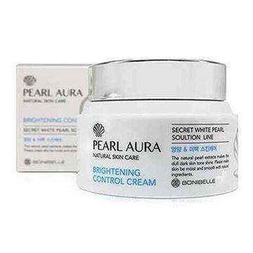 Крем для сияния кожи лица с экстрактом жемчуга BONIBELLE Pearl Aura Brightening Control Cream (80 мл)