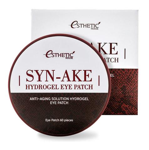 Гидрогелевые патчи для глаз со змеиными пептидами Esthetic House Syn-Ake Hydrogel Eye Patch (60 шт)